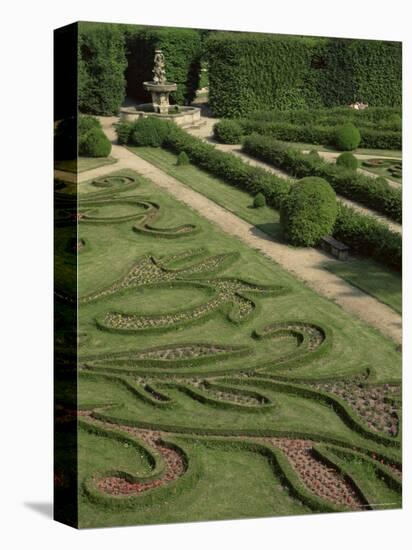 Garden of Flora, Kromeriz Palace, Unesco World Heritage Site, South Moravia, Czech Republic-Upperhall-Stretched Canvas