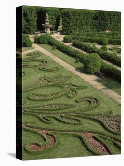 Garden of Flora, Kromeriz Palace, Unesco World Heritage Site, South Moravia, Czech Republic-Upperhall-Stretched Canvas