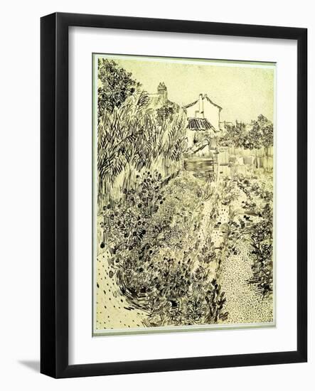 Garden of Flowers, 1888-Vincent van Gogh-Framed Giclee Print