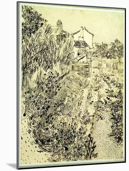 Garden of Flowers, 1888-Vincent van Gogh-Mounted Giclee Print