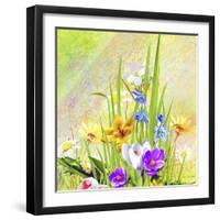 Garden Of Flowers M4-Ata Alishahi-Framed Giclee Print