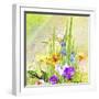 Garden Of Flowers M4-Ata Alishahi-Framed Giclee Print