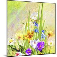Garden Of Flowers M4-Ata Alishahi-Mounted Giclee Print