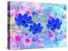 Garden Of Flowers M9-Ata Alishahi-Stretched Canvas