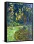 Garden of Giverny, 1923-Claude Monet-Framed Stretched Canvas