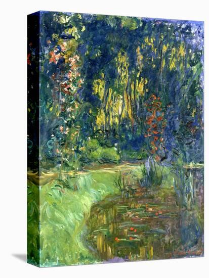 Garden of Giverny, 1923-Claude Monet-Stretched Canvas