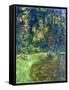 Garden of Giverny, 1923-Claude Monet-Framed Stretched Canvas