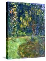 Garden of Giverny, 1923-Claude Monet-Stretched Canvas