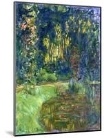 Garden of Giverny, 1923-Claude Monet-Mounted Giclee Print