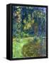 Garden of Giverny, 1923-Claude Monet-Framed Stretched Canvas