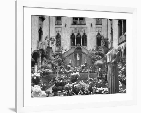 Garden of Isabella Stewart Gardner's Home-null-Framed Photographic Print