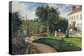 Garden of Les Mathurins at Pontoise, 1876-Camille Pissarro-Stretched Canvas