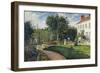 Garden of Les Mathurins at Pontoise, 1876-Camille Pissarro-Framed Giclee Print