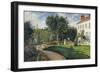 Garden of Les Mathurins at Pontoise, 1876-Camille Pissarro-Framed Giclee Print