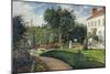 Garden of Les Mathurins at Pontoise, 1876-Camille Pissarro-Mounted Giclee Print