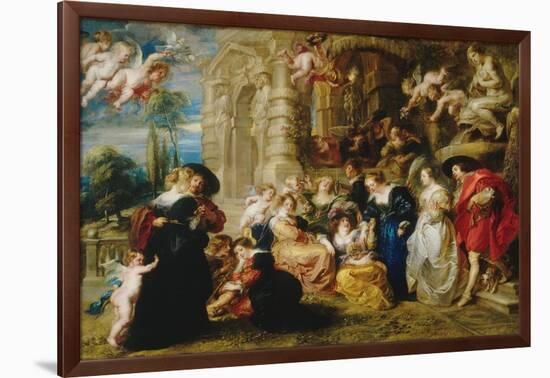 Garden of Love-Peter Paul Rubens-Framed Giclee Print