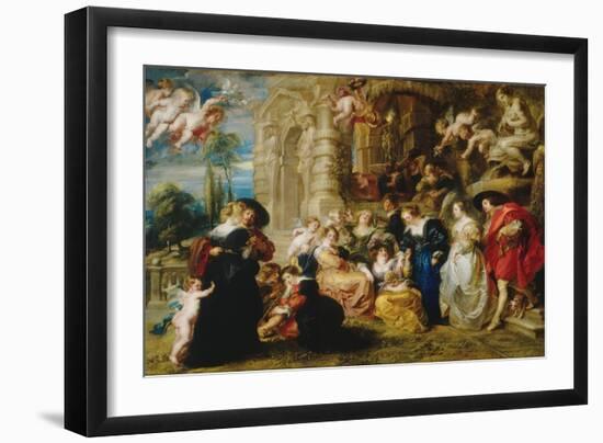 Garden of Love-Peter Paul Rubens-Framed Giclee Print