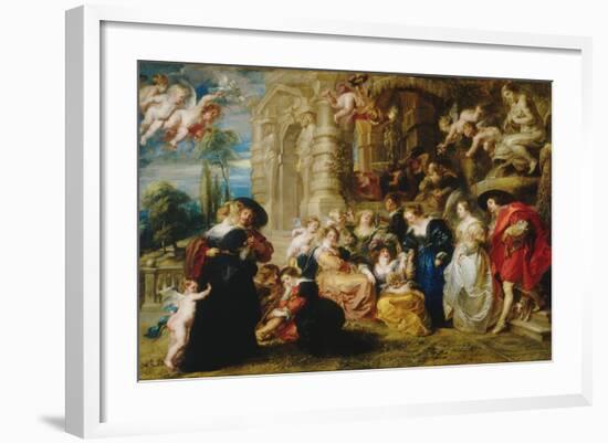 Garden of Love-Peter Paul Rubens-Framed Giclee Print