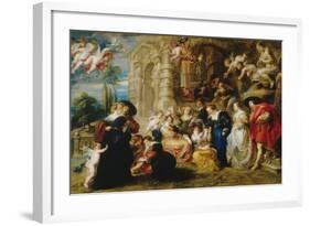 Garden of Love-Peter Paul Rubens-Framed Giclee Print