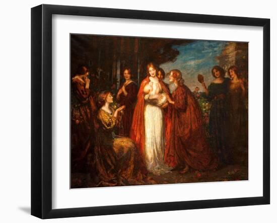 Garden of Love-Thomas Edwin Mostyn-Framed Giclee Print