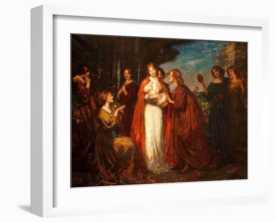 Garden of Love-Thomas Edwin Mostyn-Framed Giclee Print