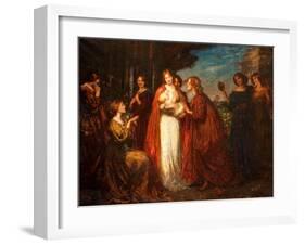 Garden of Love-Thomas Edwin Mostyn-Framed Giclee Print