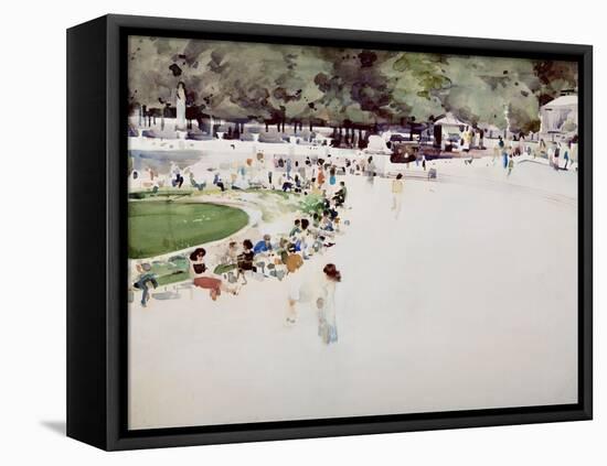 Garden of Luxembourg-Daniel Cacouault-Framed Stretched Canvas