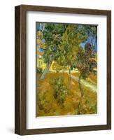 Garden of St. Paul's Hospital, 1889-Vincent van Gogh-Framed Giclee Print