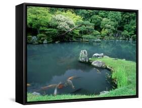 Garden of Tenryuji Temple-null-Framed Stretched Canvas