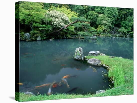 Garden of Tenryuji Temple-null-Stretched Canvas