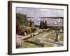 Garden of the Arnhold Family by the Wansee River; Wannseegarten Der Familie Arnhold, 1911-Max Liebermann-Framed Giclee Print