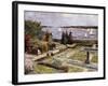 Garden of the Arnhold Family by the Wansee River-Max Liebermann-Framed Giclee Print