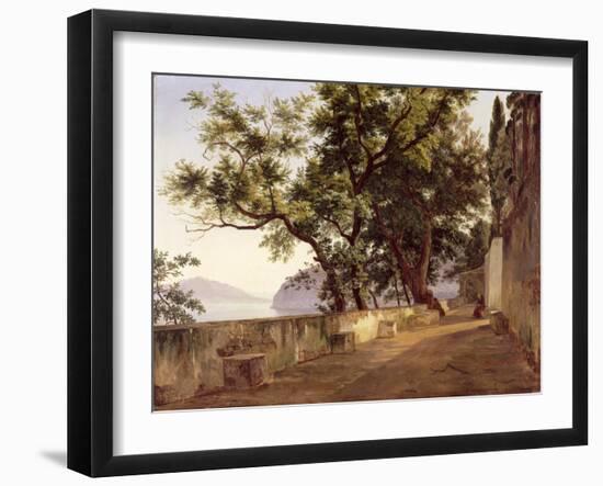 Garden of the Capuchin Friars, Near Sorrento, 1827-Carl Wilhelm Goetzloff-Framed Giclee Print