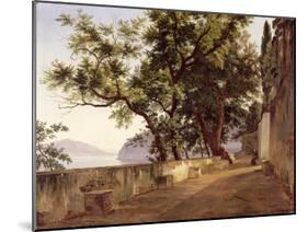 Garden of the Capuchin Friars, Near Sorrento, 1827-Carl Wilhelm Goetzloff-Mounted Giclee Print