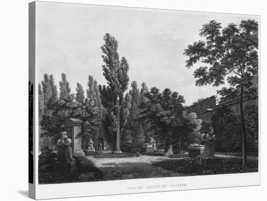 Garden of the Cloister, Musee Des Monuments Francais, Paris-Jean Lubin Vauzelle-Stretched Canvas
