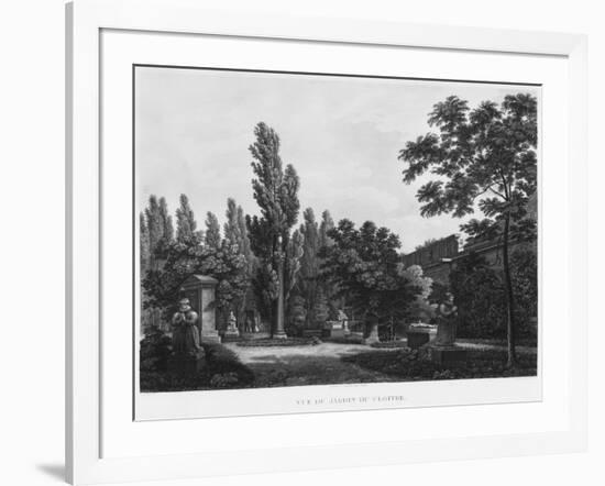 Garden of the Cloister, Musee Des Monuments Francais, Paris-Jean Lubin Vauzelle-Framed Giclee Print