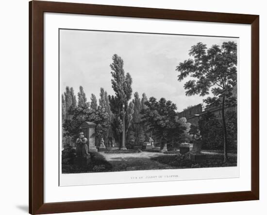 Garden of the Cloister, Musee Des Monuments Francais, Paris-Jean Lubin Vauzelle-Framed Giclee Print