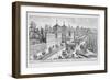 Garden of the Duke of Parma on the Palatine Hill, Looking Towards Campo Vaccino, Rome-Giovanni Battista Falda-Framed Giclee Print