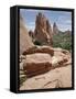 Garden of the Gods, Colorado Springs, Colorado, USA-Walter Rawlings-Framed Stretched Canvas