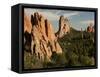 Garden of the Gods Historic Site, Colorado, USA-Patrick J. Wall-Framed Stretched Canvas