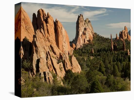 Garden of the Gods Historic Site, Colorado, USA-Patrick J. Wall-Stretched Canvas