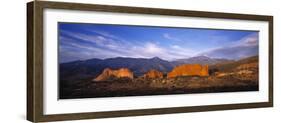 Garden of the Gods Park, Colorado Springs, Colorado, USA-Walter Bibikow-Framed Photographic Print