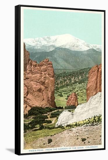 Garden of the Gods, Pike's Peak, Colorado-null-Framed Stretched Canvas