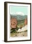 Garden of the Gods, Pike's Peak, Colorado-null-Framed Art Print