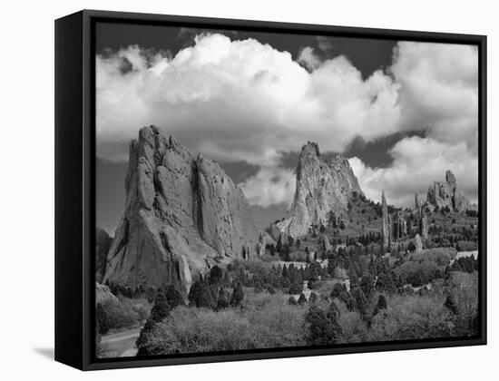 Garden of the Gods-Monte Nagler-Framed Stretched Canvas