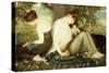 Garden of the Hesperides, C.1900 (Oil on Canvas)-Albert Herter-Stretched Canvas