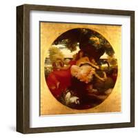 Garden Of The Hesperides-Frederick Leighton-Framed Art Print