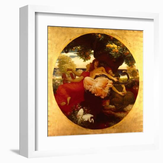 Garden Of The Hesperides-Frederick Leighton-Framed Art Print