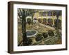 Garden of the Hospital at Arles-Vincent van Gogh-Framed Giclee Print