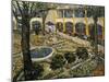 Garden of the Hospital at Arles-Vincent van Gogh-Mounted Giclee Print